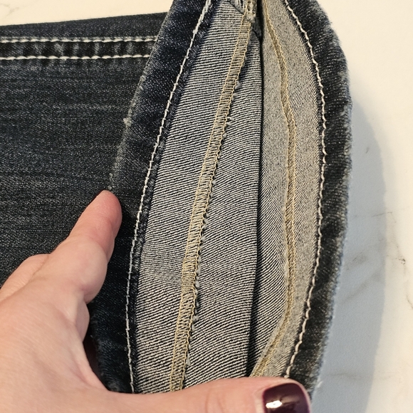 Ariya Jeans Boot Cut Faded Medium Wash Size 13/14 S - Picture 12 of 14